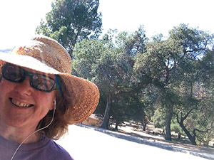 Laurie in the park