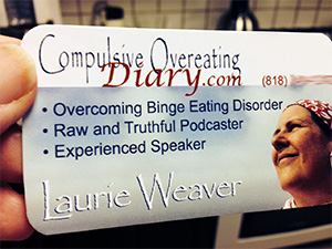 Laurie's new business card
